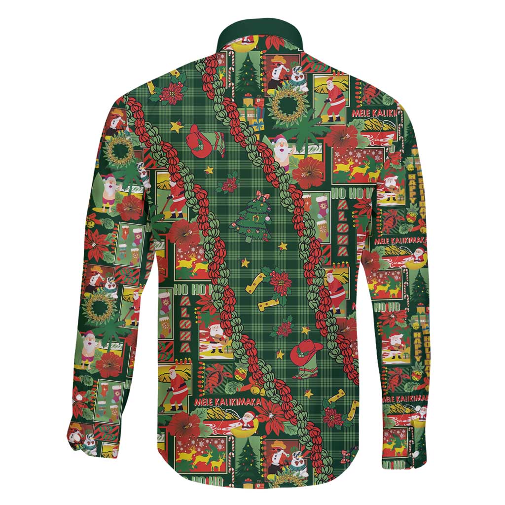 Mele Kalikimaka Pakalana Pikake Lei Family Matching Short Sleeve Bodycon Dress and Hawaiian Shirt Hawaiian Rodeo Paniolo Ulaula Palaka - Polynesian Pride