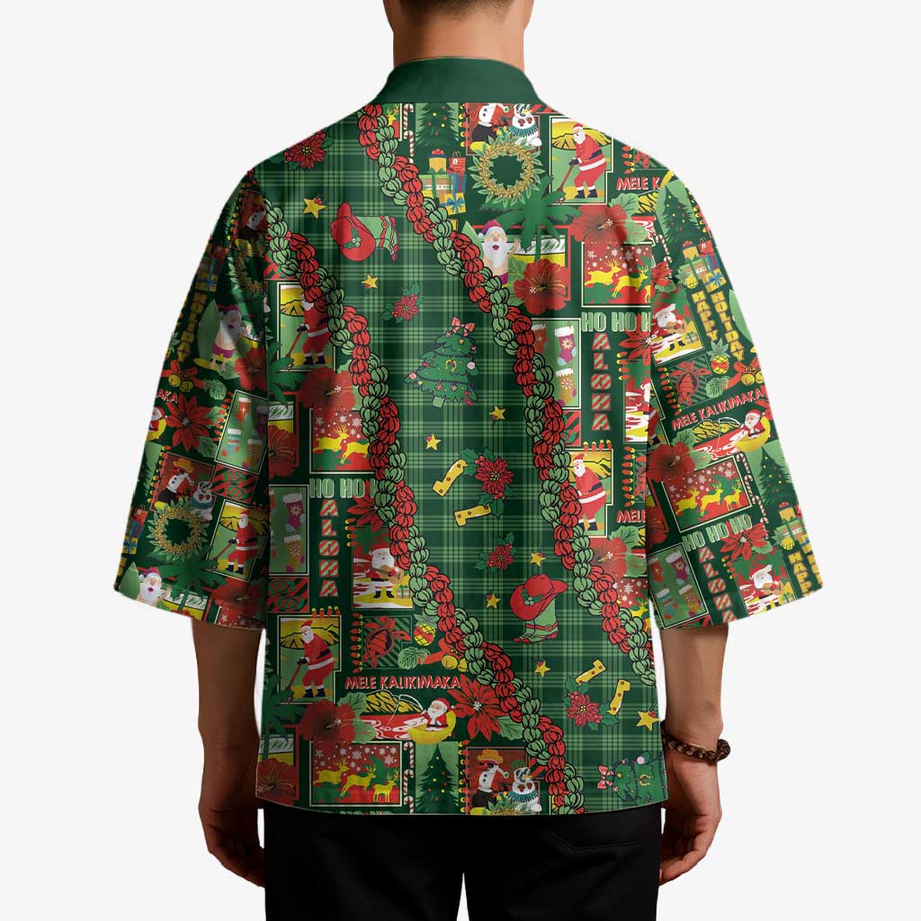 Mele Kalikimaka Pakalana Pikake Lei Kimono Hawaiian Rodeo Paniolo Ulaula Palaka - Polynesian Pride