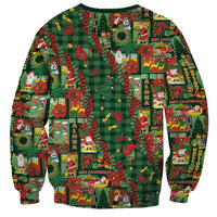 Mele Kalikimaka Pakalana Pikake Lei Sweatshirt Hawaiian Rodeo Paniolo Ulaula Palaka LT9 - Polynesian Pride