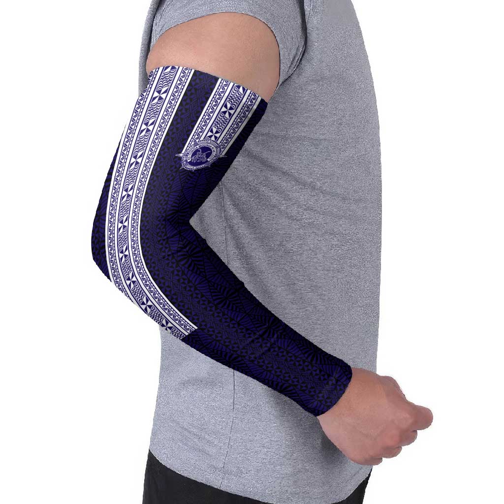 Tonga Queen Salote College 100 years Arm Sleeves QSC 1926-2026 Tongan Pattern LT9 - Polynesian Pride