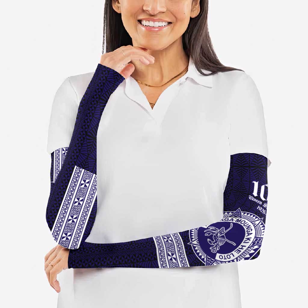 Tonga Queen Salote College 100 years Arm Sleeves QSC 1926-2026 Tongan Pattern LT9 - Polynesian Pride