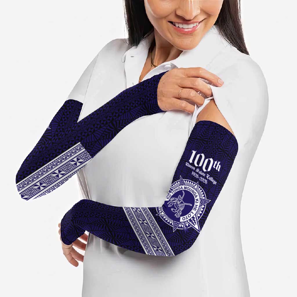 Tonga Queen Salote College 100 years Arm Sleeves QSC 1926-2026 Tongan Pattern LT9 - Polynesian Pride