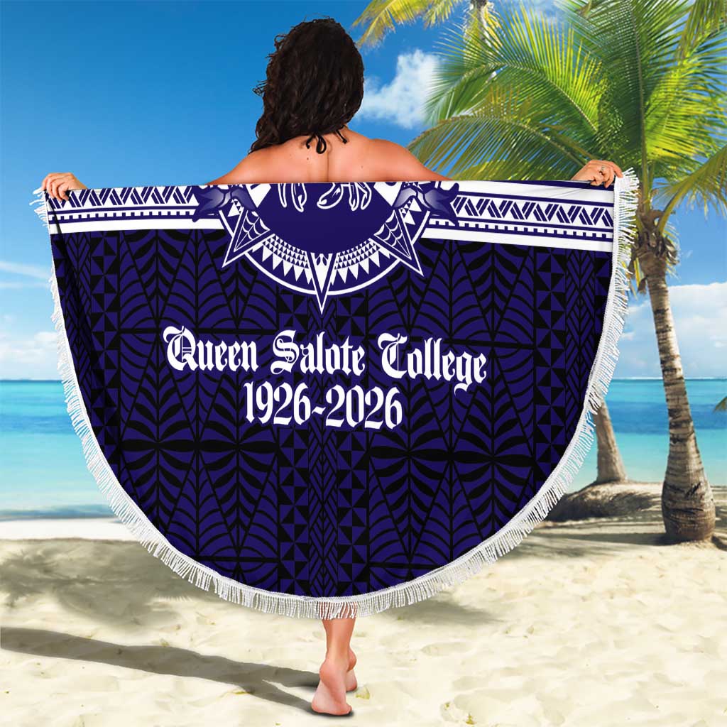 Tonga Queen Salote College 100 years Beach Blanket QSC 1926-2026 Tongan Pattern