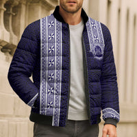 Tonga Queen Salote College 100 years Bomber Puffer Jacket QSC 1926-2026 Tongan Pattern