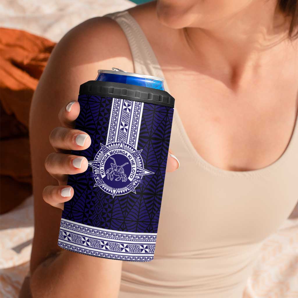 Tonga Queen Salote College 100 years 4 in 1 Can Cooler Tumbler QSC 1926-2026 Tongan Pattern