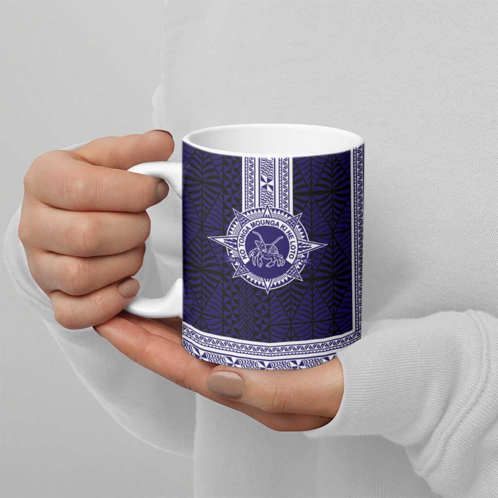 Tonga Queen Salote College 100 years Ceramic Mug QSC 1926-2026 Tongan Pattern