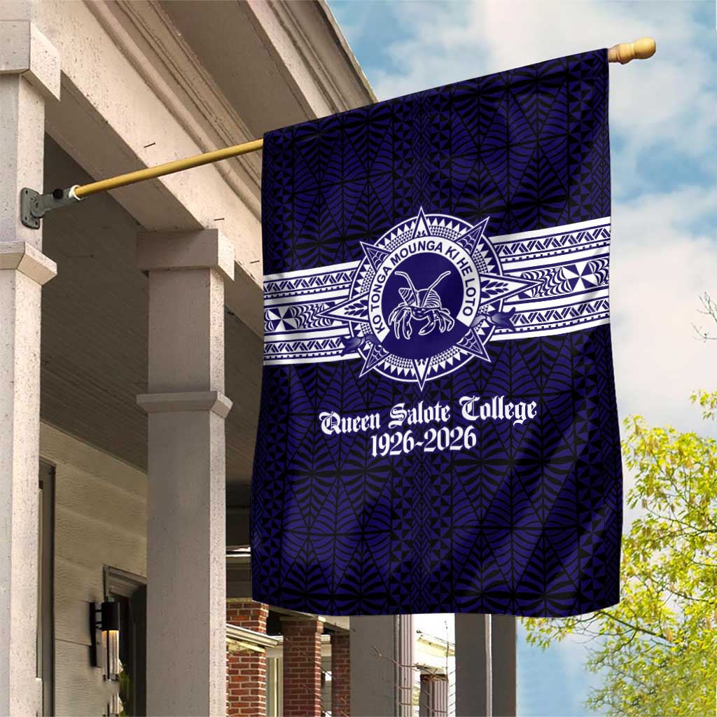 Tonga Queen Salote College 100 years Garden Flag QSC 1926-2026 Tongan Pattern