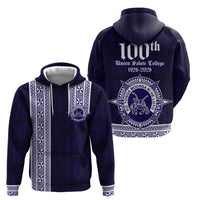 Tonga Queen Salote College 100 years Hoodie QSC 1926-2026 Tongan Pattern