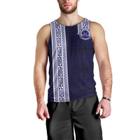 Tonga Queen Salote College 100 years Men Tank Top QSC 1926-2026 Tongan Pattern