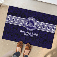 Tonga Queen Salote College 100 years Rubber Doormat QSC 1926-2026 Tongan Pattern
