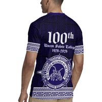 Tonga Queen Salote College 100 years Rugby Jersey QSC 1926-2026 Tongan Pattern LT9 - Polynesian Pride
