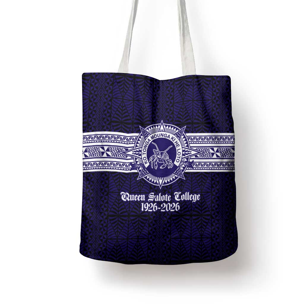 Tonga Queen Salote College 100 years Tote Bag QSC 1926-2026 Tongan Pattern LT9 - Polynesian Pride
