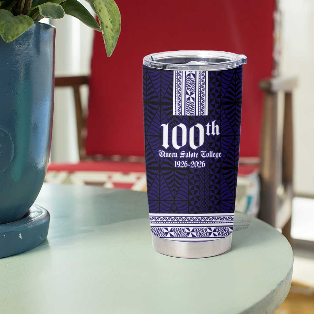 Tonga Queen Salote College 100 years Tumbler Cup QSC 1926-2026 Tongan Pattern