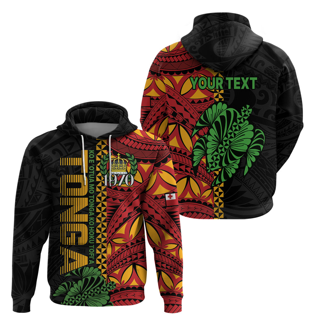 Personalised Tonga Emancipation Day Zip Hoodie Puleanga Fakatui O Since 1970