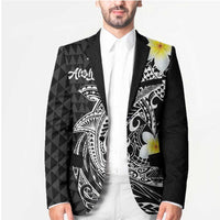 Aloha Hammerhead Shark Blazer Black Hawaiian Kakau Tribal Tattoo - Polynesian Pride