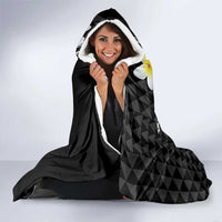 Aloha Hammerhead Shark Hooded Blanket Black Hawaiian Kakau Tribal Tattoo LT9 - Polynesian Pride