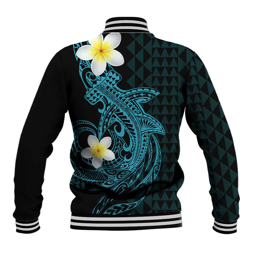 Aloha Hammerhead Shark Baseball Jacket Calypso Hawaiian Kakau Tribal Tattoo LT9 - Polynesian Pride