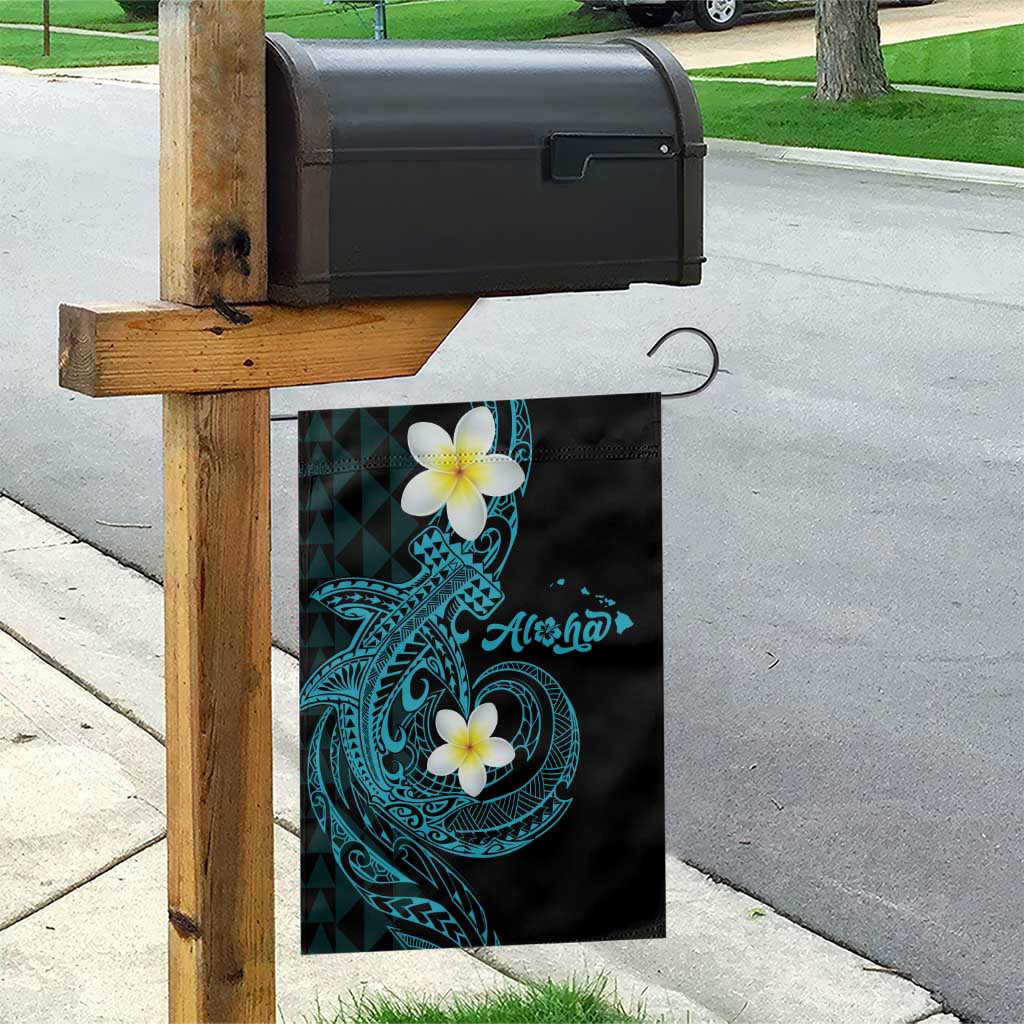 Aloha Hammerhead Shark Garden Flag Calypso Hawaiian Kakau Tribal Tattoo