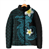Aloha Hammerhead Shark Padded Jacket Calypso Hawaiian Kakau Tribal Tattoo LT9 - Polynesian Pride