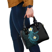Aloha Hammerhead Shark Shoulder Handbag Calypso Hawaiian Kakau Tribal Tattoo