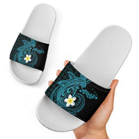 Aloha Hammerhead Shark Slide Sandals Calypso Hawaiian Kakau Tribal Tattoo - Polynesian Pride
