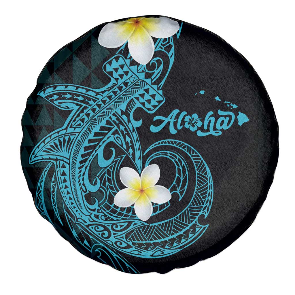Aloha Hammerhead Shark Spare Tire Cover Calypso Hawaiian Kakau Tribal Tattoo
