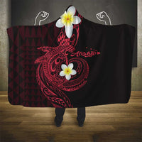Aloha Hammerhead Shark Hooded Blanket Feverish Pink Hawaiian Kakau Tribal Tattoo LT9 - Polynesian Pride