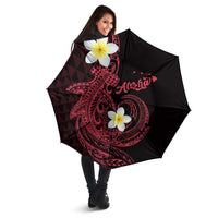Aloha Hammerhead Shark Umbrella Feverish Pink Hawaiian Kakau Tribal Tattoo - Polynesian Pride