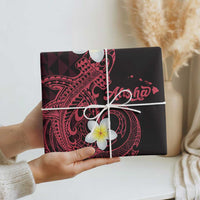 Aloha Hammerhead Shark Wrapping Paper Feverish Pink Hawaiian Kakau Tribal Tattoo - Polynesian Pride