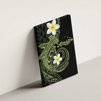 Aloha Hammerhead Shark Canvas Wall Art Lime Rickey Hawaiian Kakau Tribal Tattoo