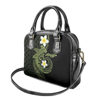 Aloha Hammerhead Shark Shoulder Handbag Lime Rickey Hawaiian Kakau Tribal Tattoo