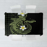Aloha Hammerhead Shark Tablecloth Lime Rickey Hawaiian Kakau Tribal Tattoo LT9 Lime - Polynesian Pride