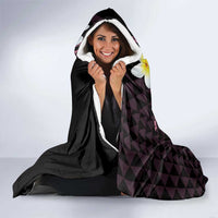Aloha Hammerhead Shark Hooded Blanket Vivacious Pink Hawaiian Kakau Tribal Tattoo LT9 - Polynesian Pride