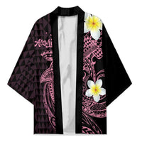 Aloha Hammerhead Shark Kimono Vivacious Pink Hawaiian Kakau Tribal Tattoo LT9 Unisex Pink - Polynesian Pride