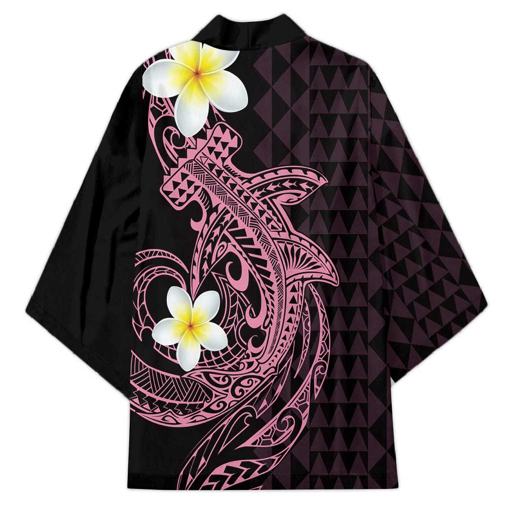 Aloha Hammerhead Shark Kimono Vivacious Pink Hawaiian Kakau Tribal Tattoo LT9 - Polynesian Pride