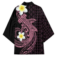 Aloha Hammerhead Shark Kimono Vivacious Pink Hawaiian Kakau Tribal Tattoo LT9 - Polynesian Pride