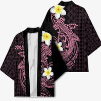 Aloha Hammerhead Shark Kimono Vivacious Pink Hawaiian Kakau Tribal Tattoo LT9 - Polynesian Pride