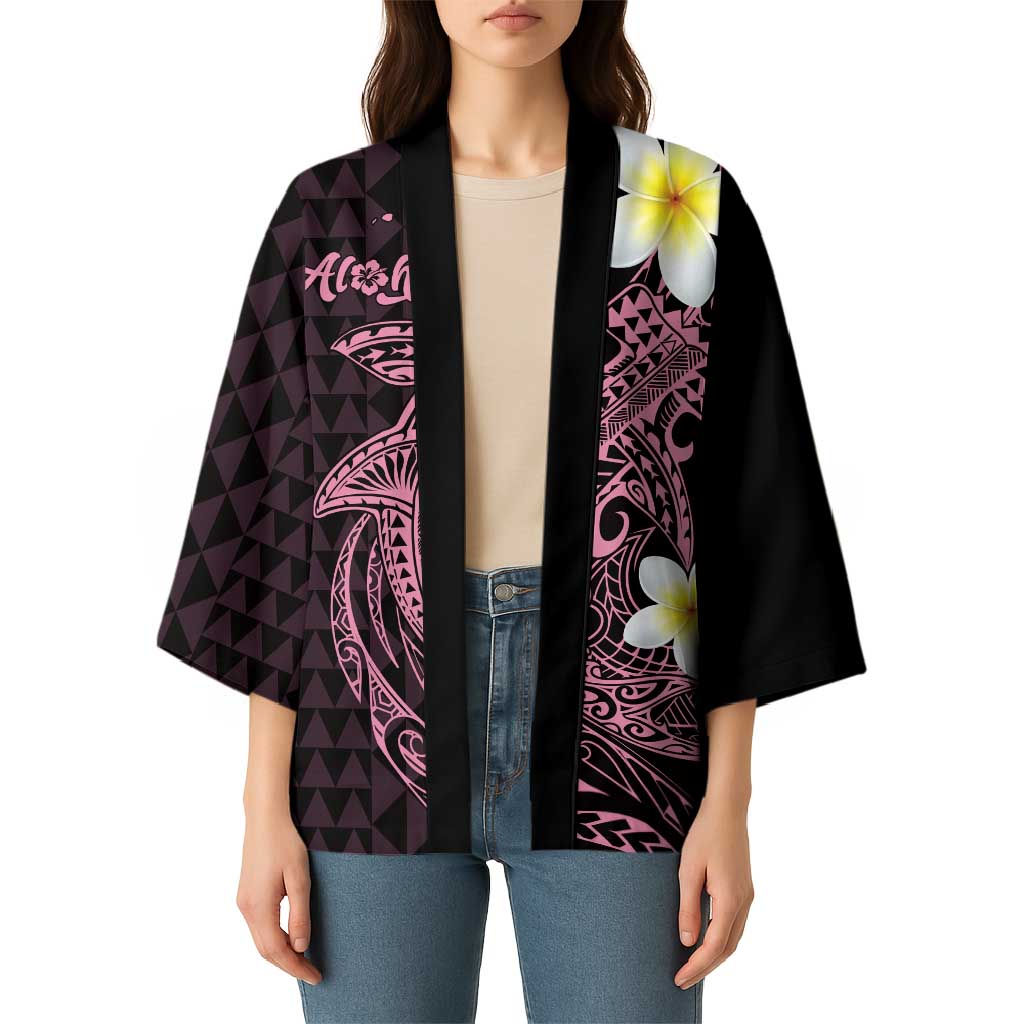 Aloha Hammerhead Shark Kimono Vivacious Pink Hawaiian Kakau Tribal Tattoo LT9 - Polynesian Pride