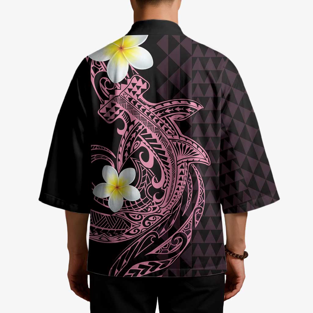 Aloha Hammerhead Shark Kimono Vivacious Pink Hawaiian Kakau Tribal Tattoo LT9 - Polynesian Pride