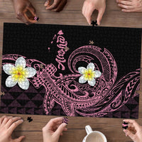 Aloha Hammerhead Shark Puzzle Vivacious Pink Hawaiian Kakau Tribal Tattoo LT9 - Polynesian Pride