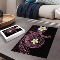 Aloha Hammerhead Shark Puzzle Vivacious Pink Hawaiian Kakau Tribal Tattoo LT9 - Polynesian Pride
