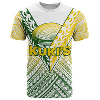 The Kukis Cook Islands Rugby T Shirt Be Unique Vibe White LT9 White - Polynesian Pride