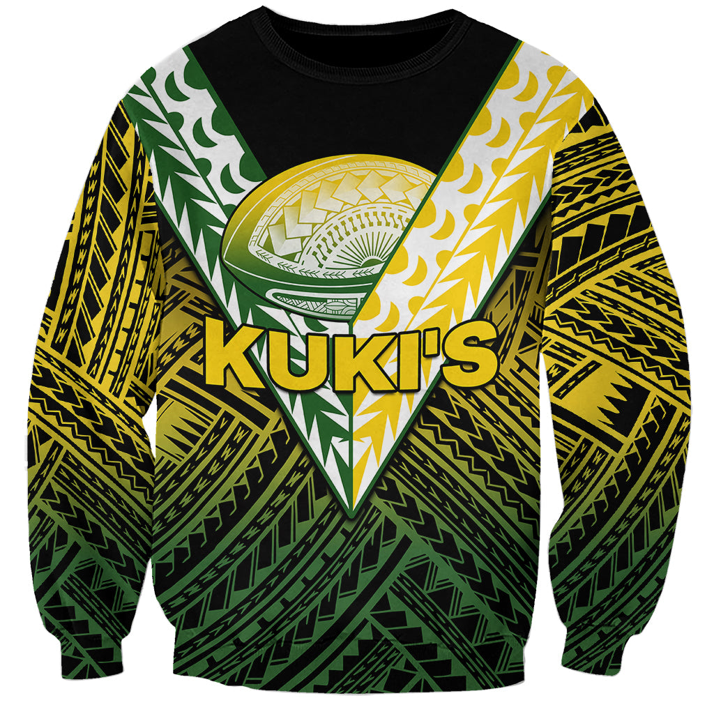 The Kuki's Cook Islands Rugby Sweatshirt Be Unique Vibe Black LT9 Unisex Black - Polynesian Pride