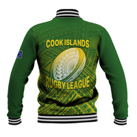 The Kuki's Cook Islands Rugby Baseball Jacket Be Unique Vibe Green LT9 - Polynesian Pride