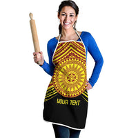 Personalised Tonga Ha apai High School Apron Ngatu Fonulei Pattern - Polynesian Pride