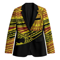 Personalised Tonga Ha apai High School Blazer Ngatu Fonulei Pattern - Polynesian Pride