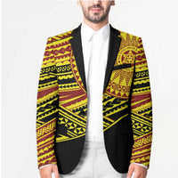 Personalised Tonga Ha apai High School Blazer Ngatu Fonulei Pattern - Polynesian Pride