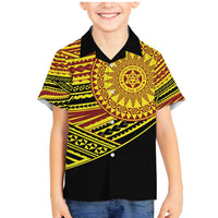 Personalised Tonga Ha apai High School Family Matching Mermaid Dress and Hawaiian Shirt Ngatu Fonulei Pattern