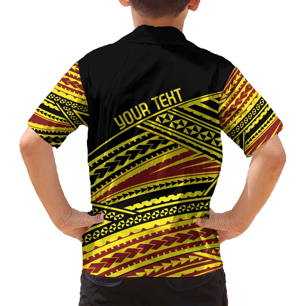 Personalised Tonga Ha apai High School Family Matching Puletasi and Hawaiian Shirt Ngatu Fonulei Pattern LT9 - Polynesian Pride