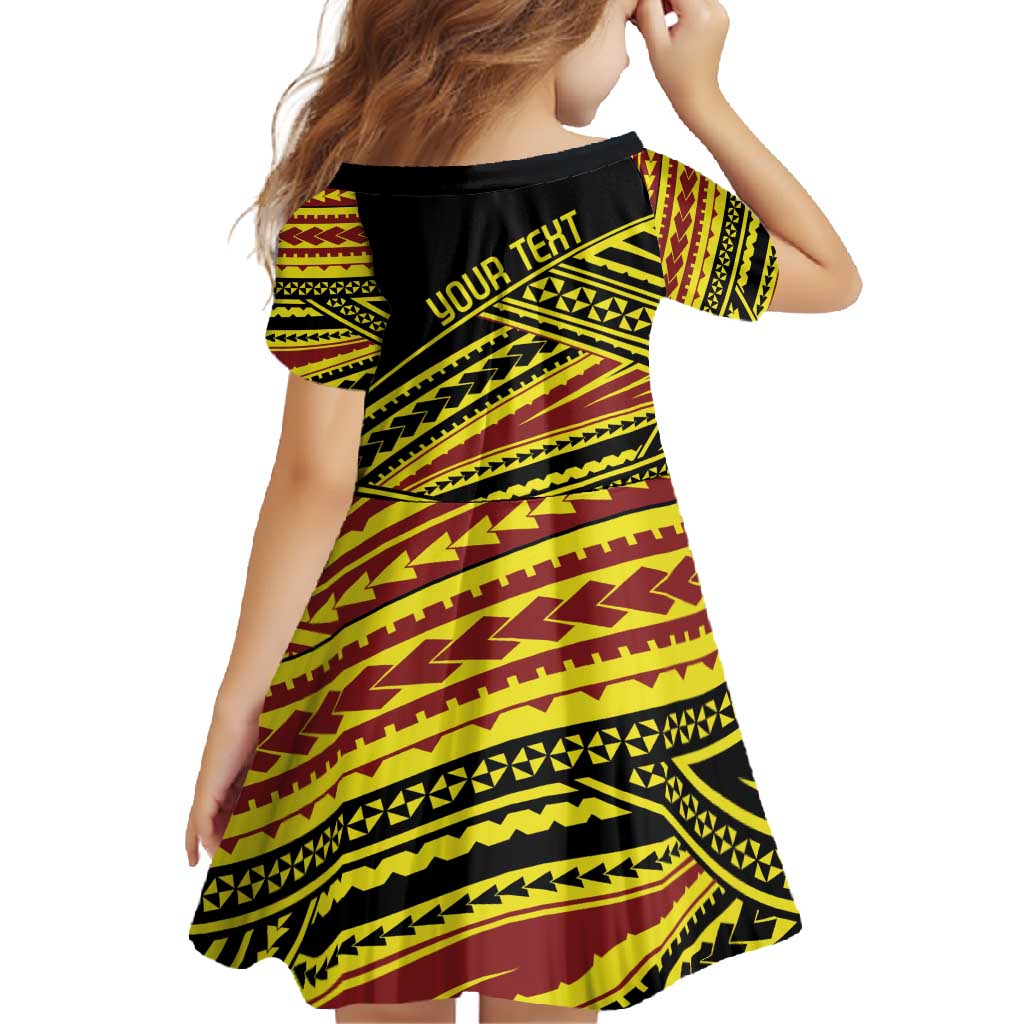 Personalised Tonga Ha apai High School Family Matching Short Sleeve Bodycon Dress and Hawaiian Shirt Ngatu Fonulei Pattern